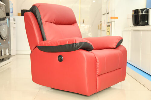 Ghế Sofa ngả điện Lurkey Sofa | 1 chỗ ngồi | Màu đỏ - Hình ảnh 4