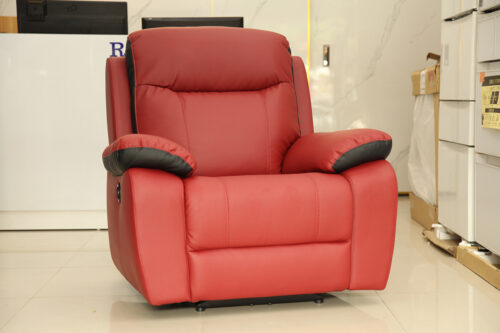 Ghế Sofa ngả điện Lurkey Sofa | 1 chỗ ngồi | Màu đỏ - Hình ảnh 3