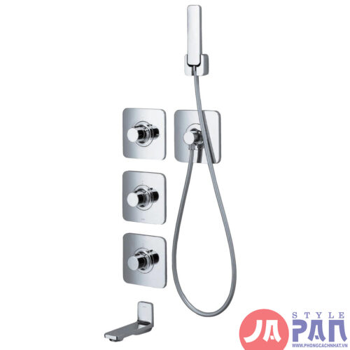 Bộ nóng lạnh, sen tay âm tường Toto TBX43A
