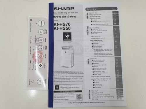 Máy lọc không khí, bù ẩm Sharp KI-HS70 - Plasma 25000 - Hình ảnh 10