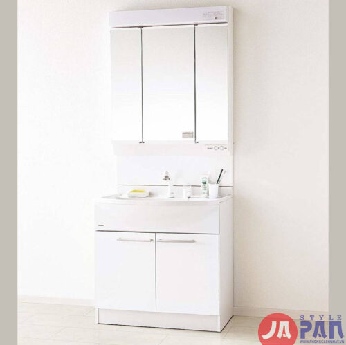 Hệ tủ rửa mặt Panasonic Vanity Mline W750|Chậu rửa chống va đập