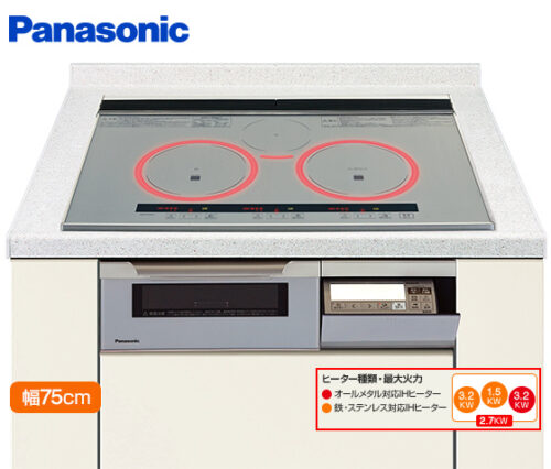 Bếp từ Panasonic KZ-W573S 75cm All Metal