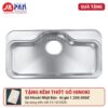 Chậu rửa bát Shigeru tặng kèm thớt gỗ Hinoki