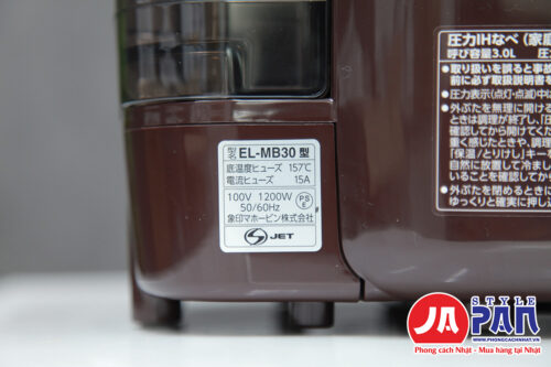 Nồi áp suất Zojirushi EL-MB30 | Dung tích 1.5L - Hình ảnh 17