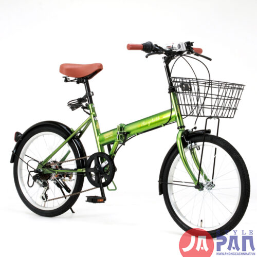 Xe đạp gấp Nhật Otomo Raychell | 20 inche| Chuyển số Shimano 6 cấp