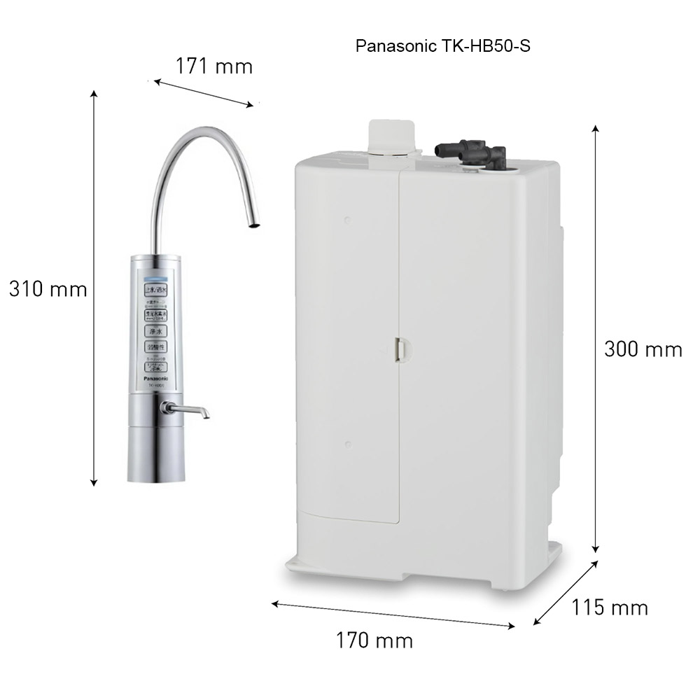 Thông số kỹ thuật máy lọc nước Panasonic TK-HB50-S