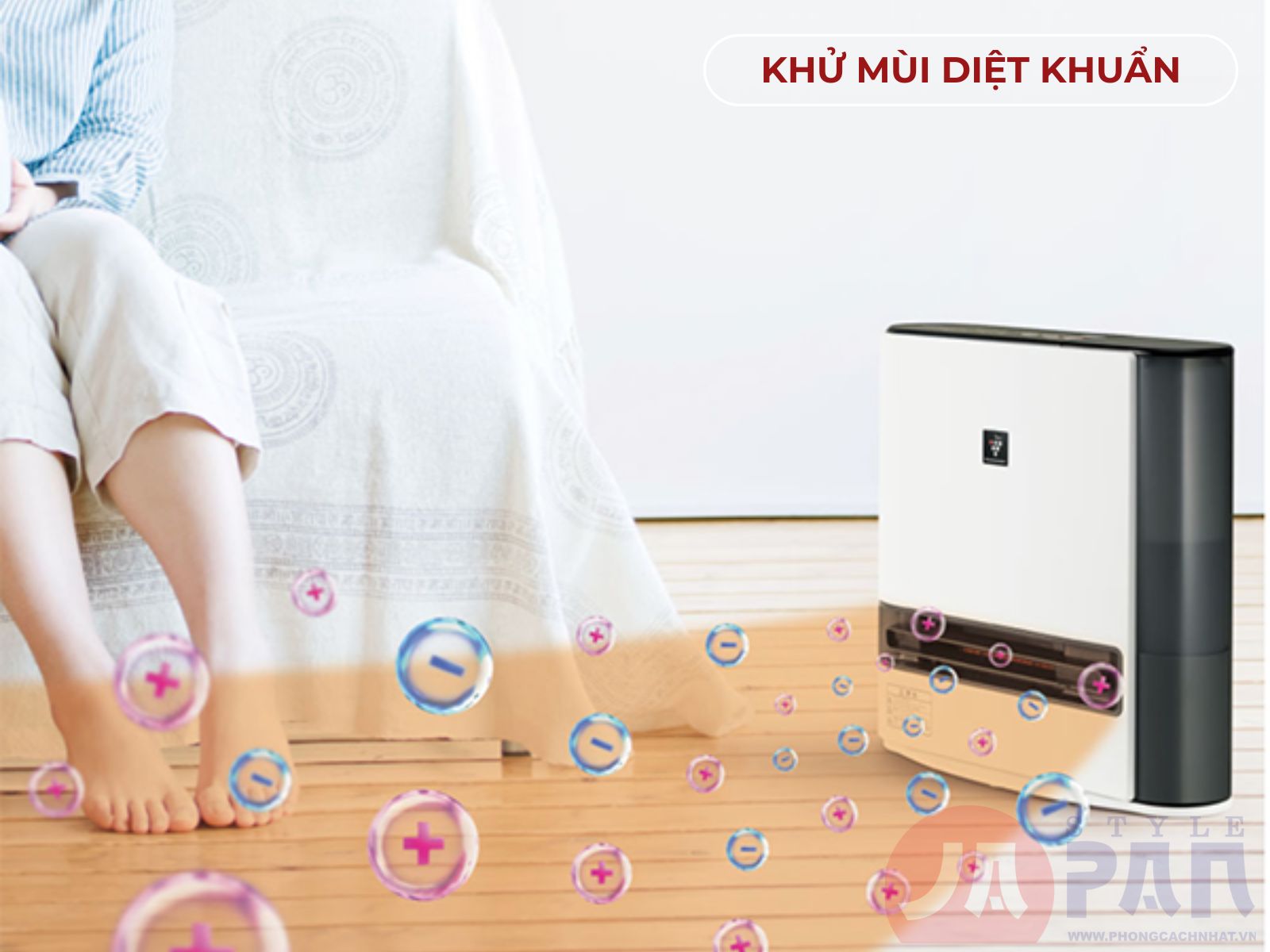 Tính năng khử mùi, diệt khuẩn Plasma Ion