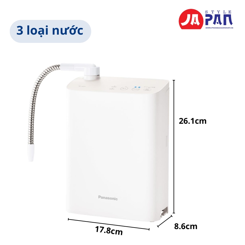 Thông số Lọc nước tách ion kiềm Panasonic TK-AS31