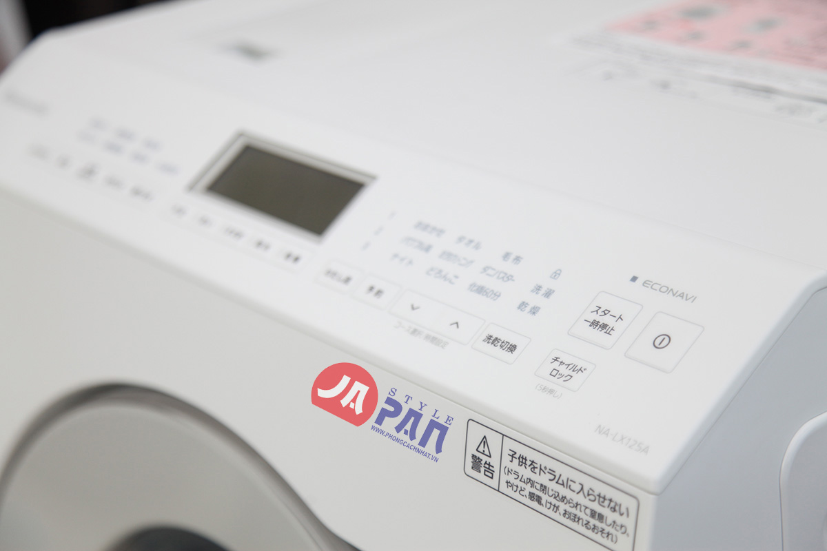Máy giặt Panasonic NA-LX125AL | Giặt 12kg | Sấy 6kg 29 Máy giặt Panasonic NA-LX125AL được trang bị Cảm biến ECONAVI thông minh