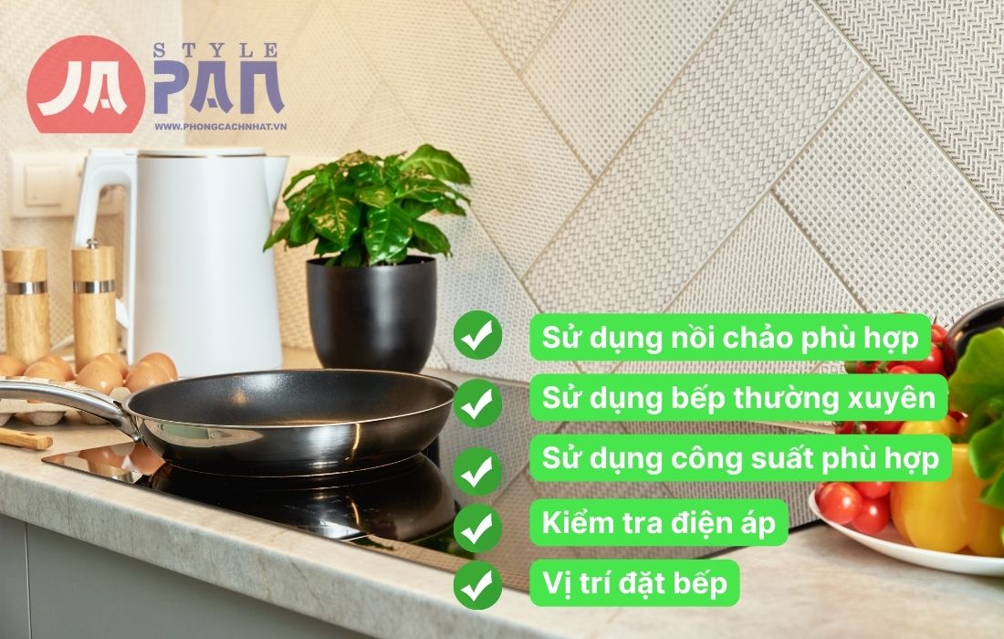 Một số lưu ý khi mua bếp từ nội địa Nhật