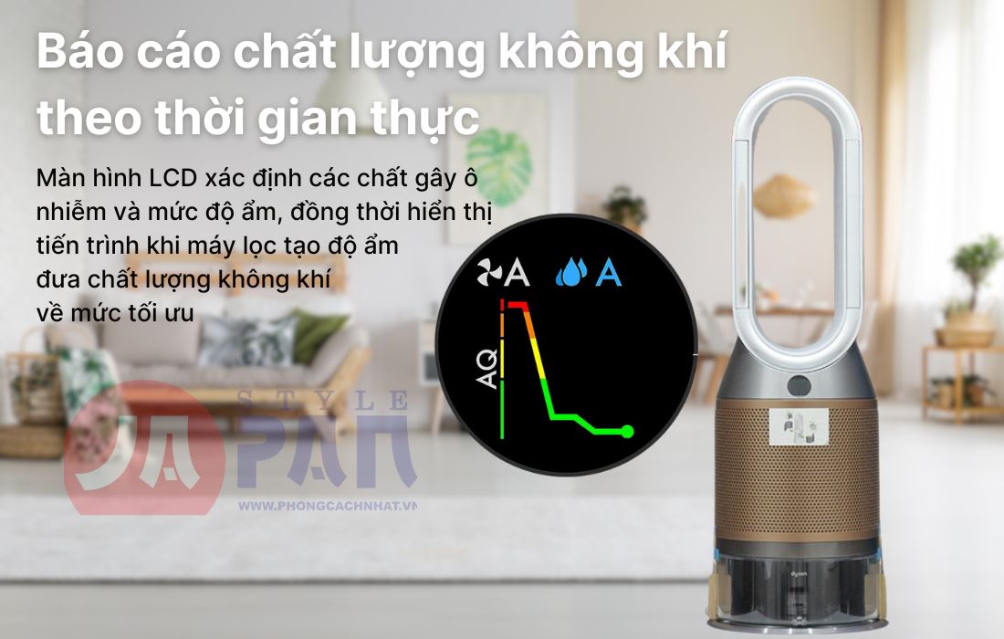 Máy lọc không khí Dyson PH04 - Tích hợp quạt không cánh tạo ẩm 3 trong 1 26 Quạt không cánh Dyson Ph04 Nội Địa Nhật