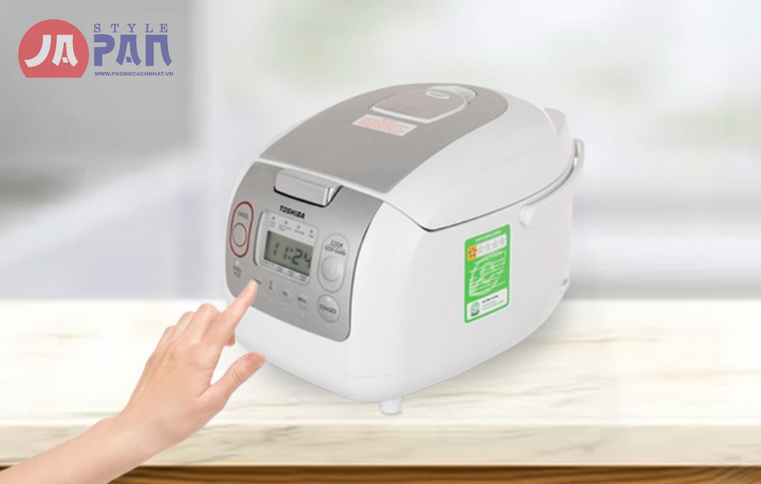 Cách chỉnh giờ nồi cơm điện Toshiba