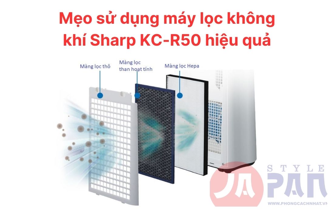 Mẹo dùng Sharp KC-R50 đạt hiệu quả cao và an toàn
