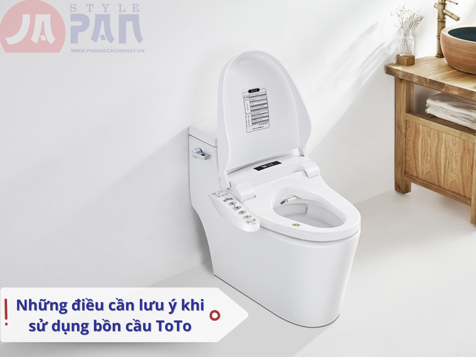 Cách sử dụng bồn cầu thông minh ToTo từ A đến Z | Hướng dẫn chi tiết 2 Lưu ý khi dùng bồn cầu ToTo