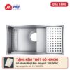 Chậu rửa bát Shigeru tặng kèm thớt gỗ Hinoki