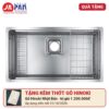 Chậu rửa bát Shigeru LE JSM-K 2F FS 1 ray bề mặt hạt 13 Chậu rửa bát Shigeru tặng kèm thớt gỗ Hinoki