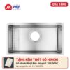 Chậu rửa bát Shigeru tặng kèm thớt gỗ Hinoki