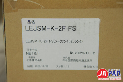 Chậu rửa mặt Shigeru LE JSM-K-2F-FS chậu 1 ray bề mặt hạt