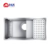 Chậu rửa bát Shigeru LE JSL-K 3F FS chậu 2 ray