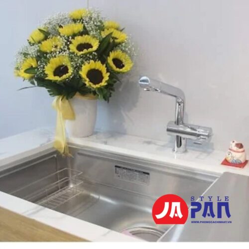Chậu rửa bát Shigeru LE JSL-K-FS bề mặt hạt