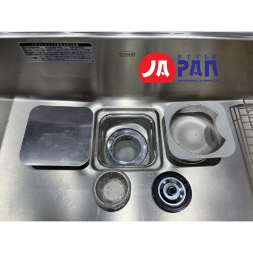 Chậu rửa bát Shigeru LE JSM-K-FS bề mặt hạt nội địa Nhật - Hình ảnh 5