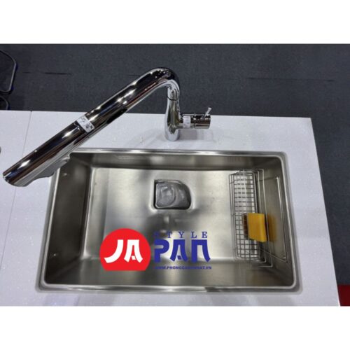 Chậu rửa bát Shigeru LE JSM-K-FS bề mặt hạt nội địa Nhật - Hình ảnh 3