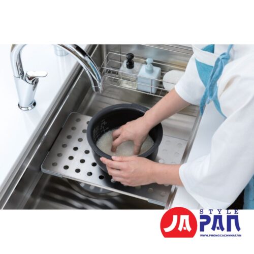 Chậu rửa mặt Shigeru LE JSM-K 3F FS 2 ray bề mặt hạt