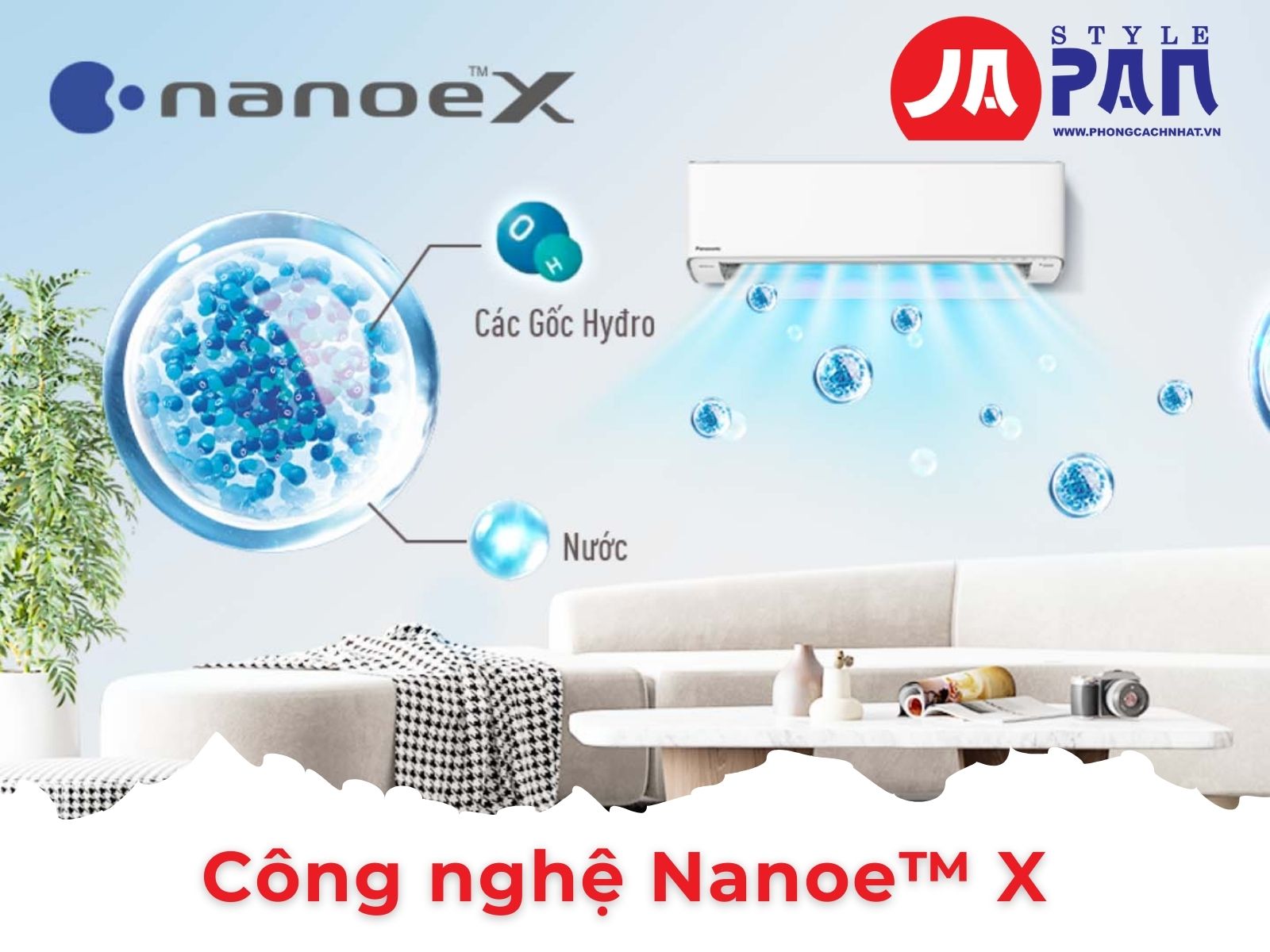 Điều hòa Panasonic CS-283DFL khử khuẩn Nanoe X
