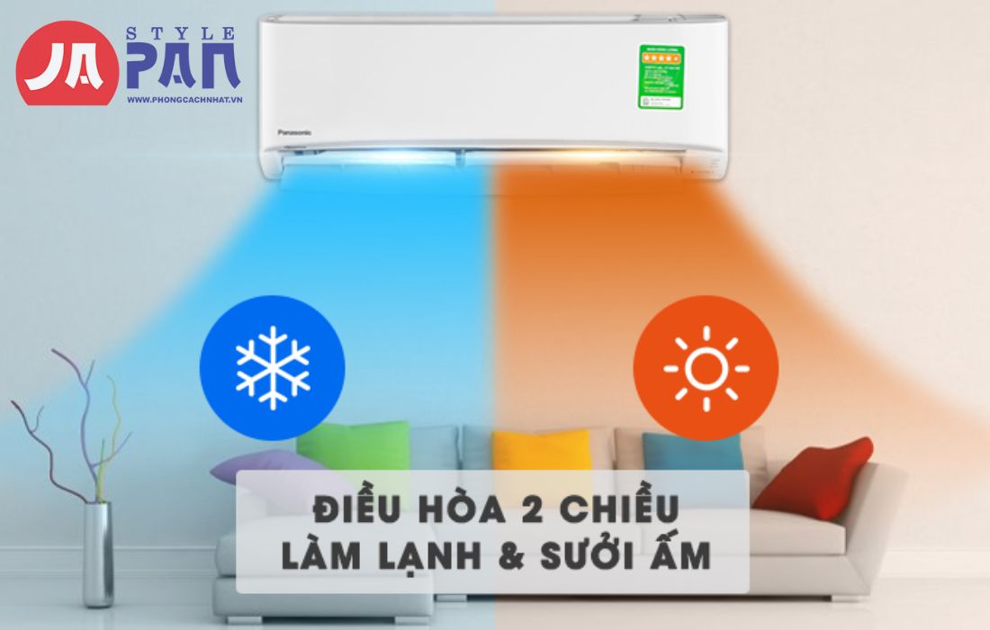 Điều hoà Panasonic CS-223DFL | 9000BTU nội địa Nhật 4 Điều hoà 2 chiều làm lạnh và sưởi ấm
