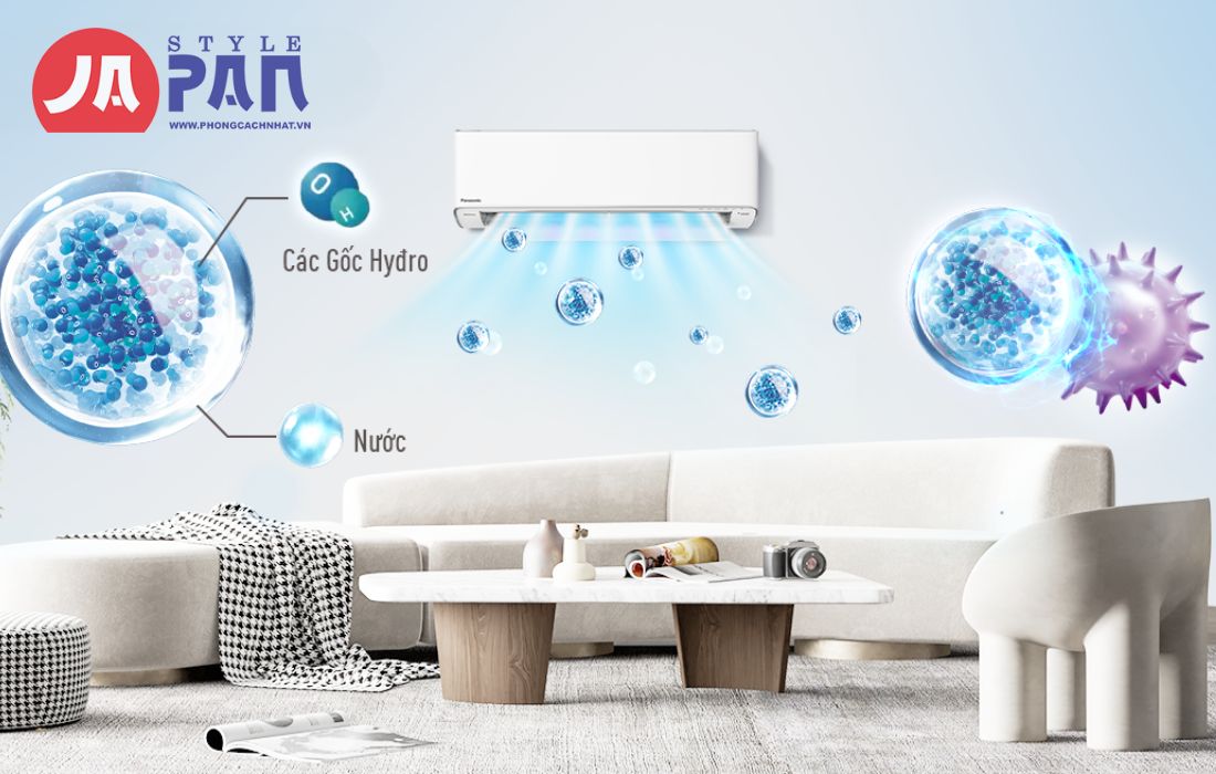 Điều hoà Panasonic CS-223DFL | 9000BTU nội địa Nhật 2 Công nghệ Nanoe X trên điều hoà Panasonic
