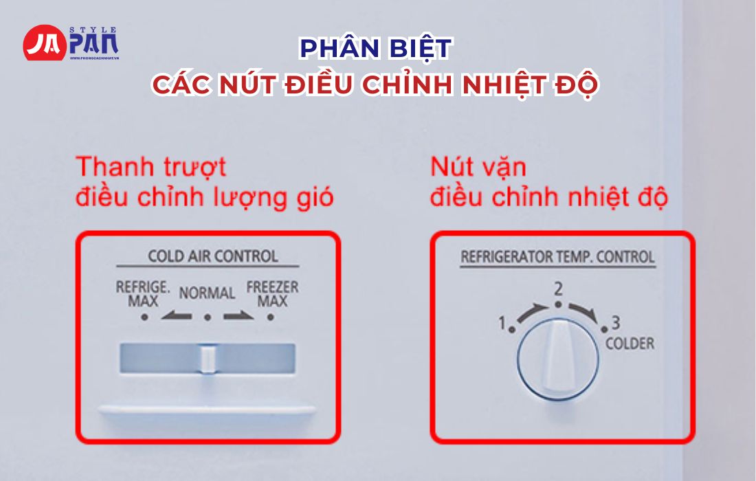 Cách Điều Chỉnh Nhiệt Độ Tủ Lạnh Đúng Cách Và Chi Tiết Nhất 2 Phân biệt các nút điều chỉnh nhiệt độ