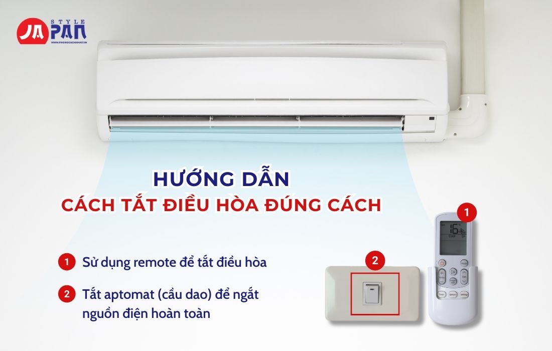 Có Nên Tắt Aptomat Điều Hòa Hay Không? Cách Tắt Điều Hòa Đúng Cách 6 Cách tắt điều hòa đúng cách