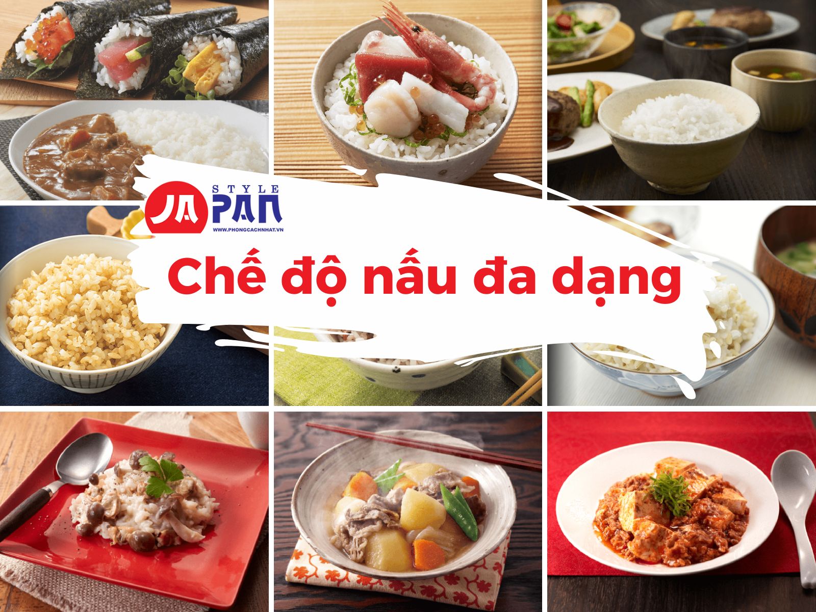 Chế độ nấu đa dạng