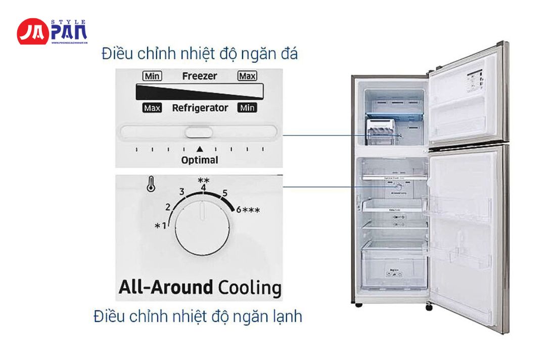 Tủ Lạnh Vẫn Chạy Nhưng Không Đông Đá - Nguyên Nhân Và Cách Khắc Phục 3 Chưa chọn đúng chế độ nhiệt cho tủ lạnh