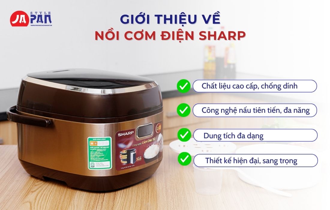 Cách Sử Dụng Nồi Cơm Điện Sharp Đúng Cách Từ A-Z 2 Giới thiệu về nồi cơm điện Sharp