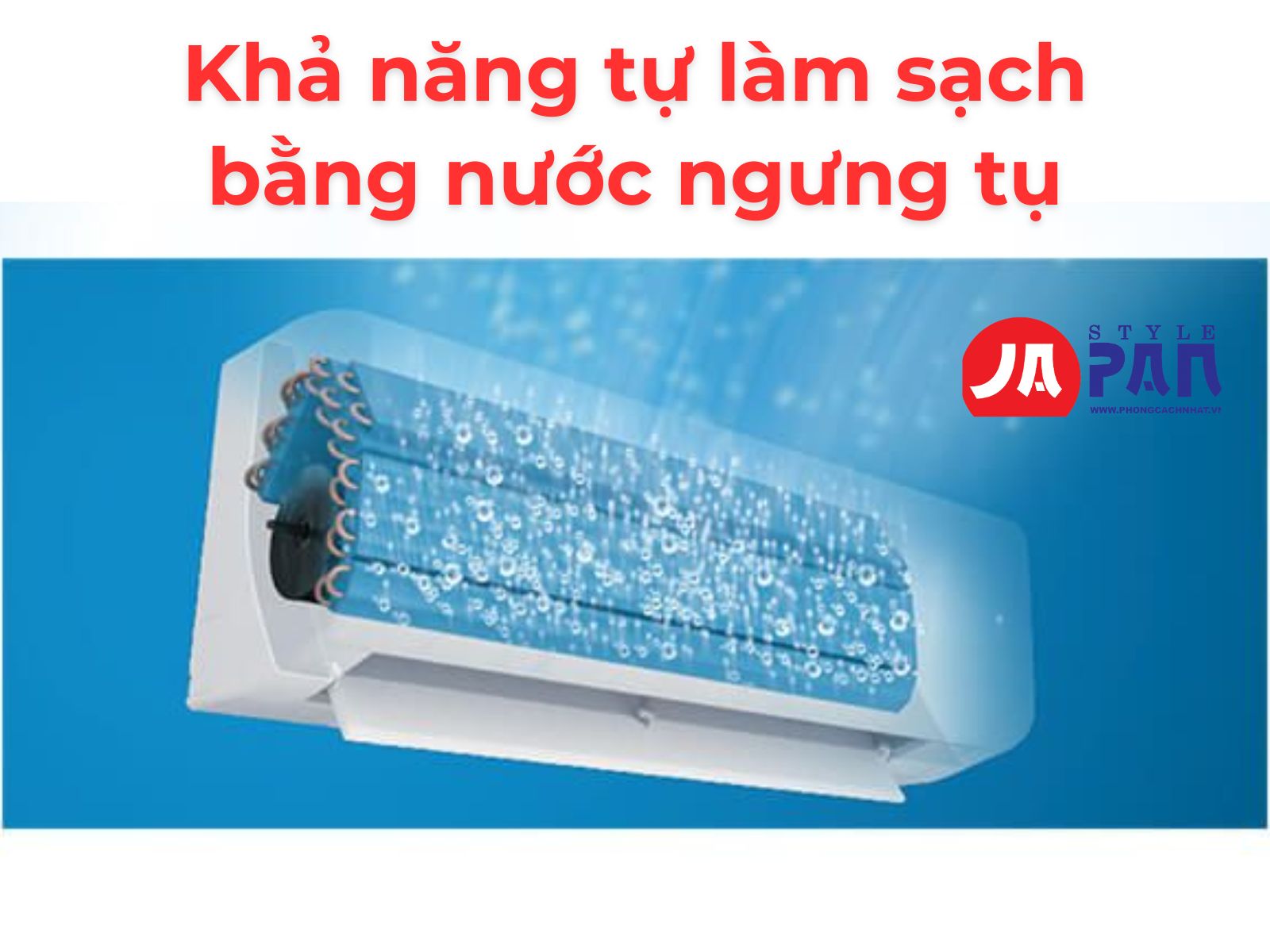 Khả năng tự làm sạch bằng nước ngưng tụ