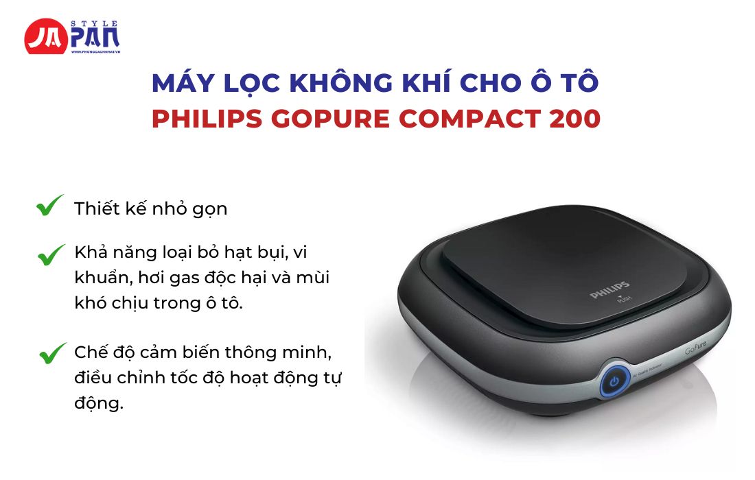 Máy lọc không khí ô tô Philips-GoPure-Compact-200