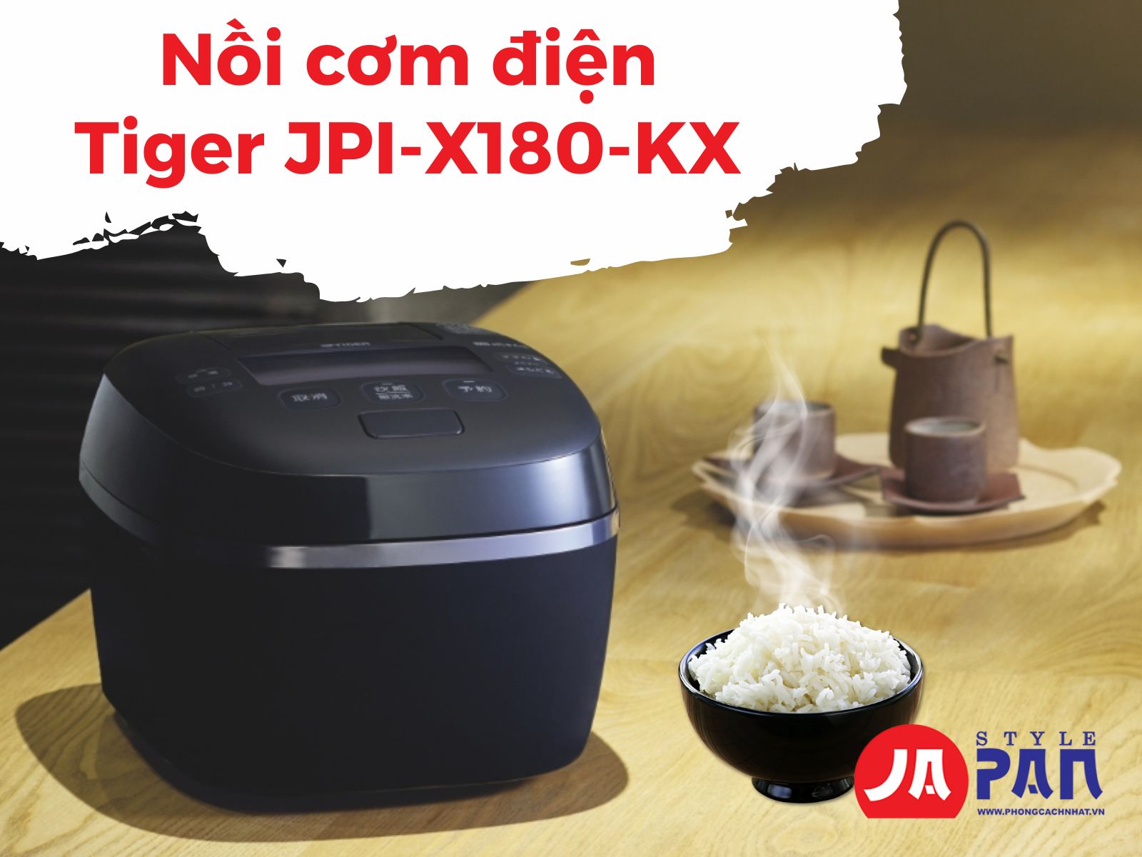 Nồi cơm điện Tiger JPI-X180-KX | Kỷ niệm 100 năm