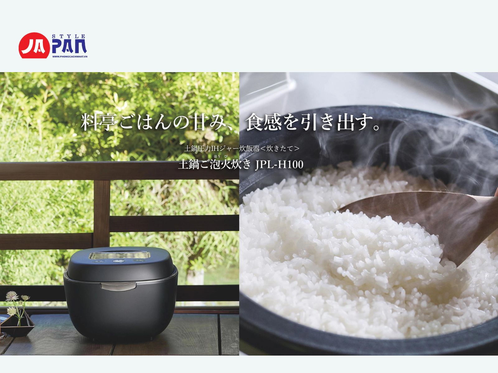 Nồi cơm điện Tiger JPL-H100-KG | 1.0L 4 Nồi cơm điện Tiger JPL-H100-KG