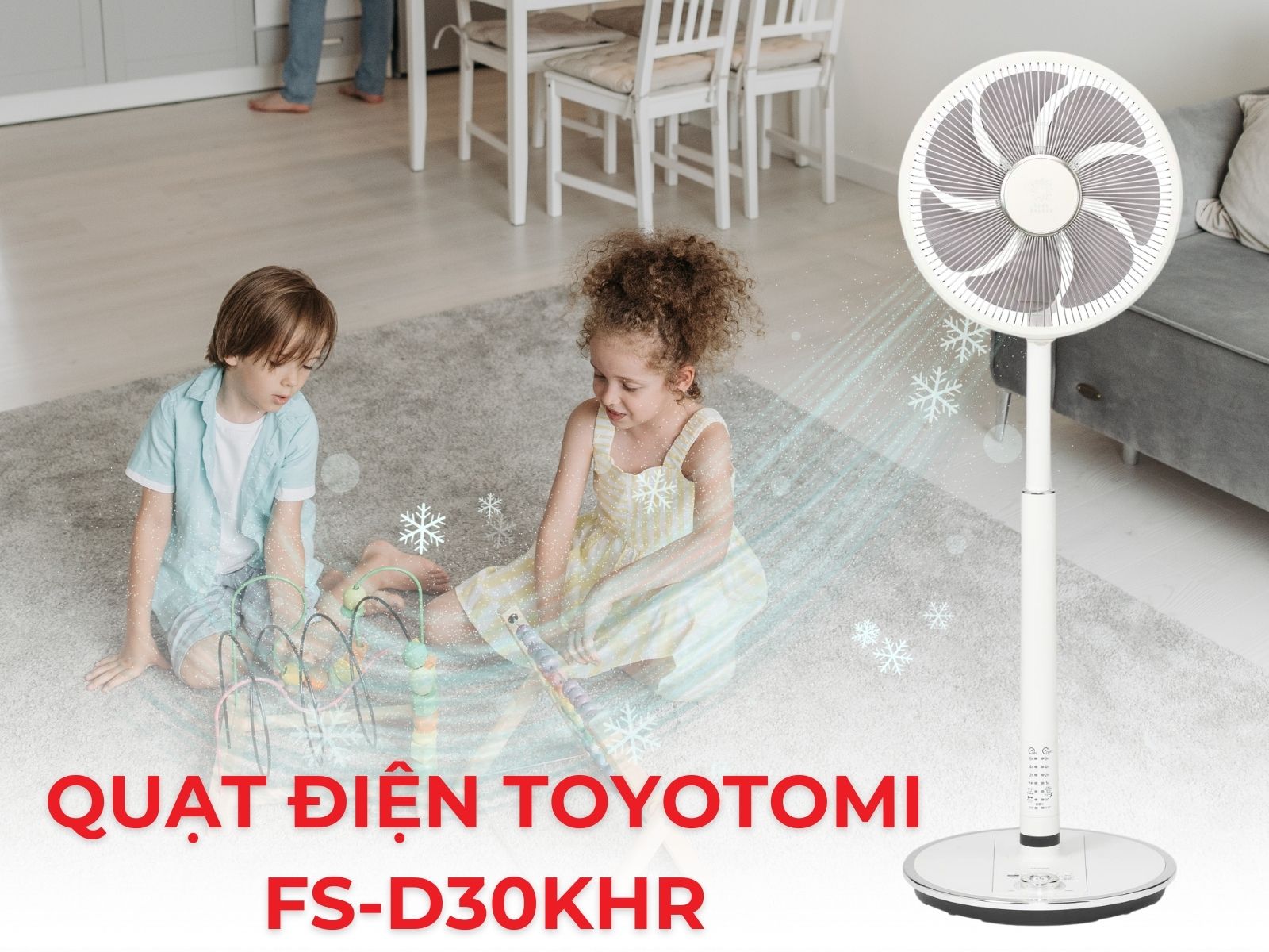 Quạt điện Toyotomi FS-D30KHR (W) | Hàng nội địa Nhật cao cấp 24 Quạt điện Toyotomi FS-D30KHR (W) | Hàng nội địa Nhật cao cấp