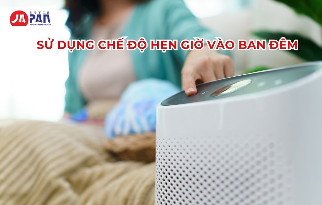 Máy Lọc Không Khí Có Tốn Điện Không? Cách Sử Dụng Tiết Kiệm Điện Nhất 3 Sử dụng chế độ hẹn giờ ban đêm