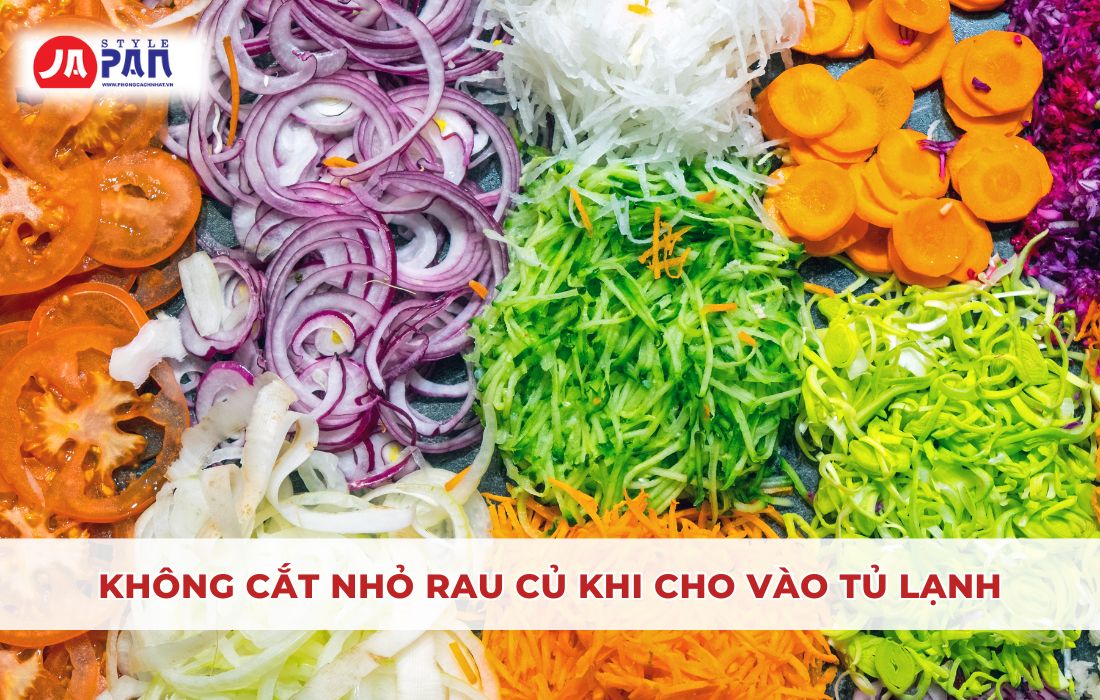 8 Cách Bảo Quản Rau Trong Tủ Lạnh Giúp Tươi Ngon Cả Tuần 8 Không cắt nhỏ rau củ khi cho vào tủ lạnh