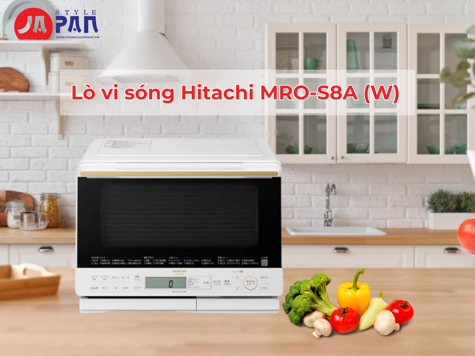 Lò vi sóng Hitachi MRO-S8A (K) kết hợp nướng bù ẩm | 31 Lít 30 Đánh giá chi tiết lò vi sóng Hitachi MRO-S8A