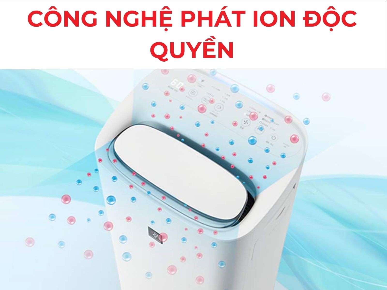 Máy lọc không khí Sharp Ki-PD50-W 3 trong 1 | Hàng chính hãng nội địa Nhật 32 Công nghệ phát ion độc quyền