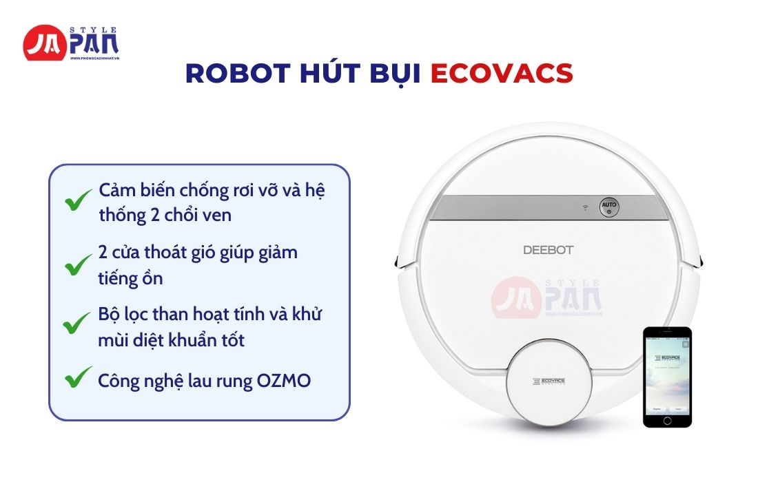 Tư Vấn Mua Robot Hút Bụi Chất Lượng Phù Hợp Với Nhu Cầu 9 Tư vấn mua robot hút bụi Ecovacs