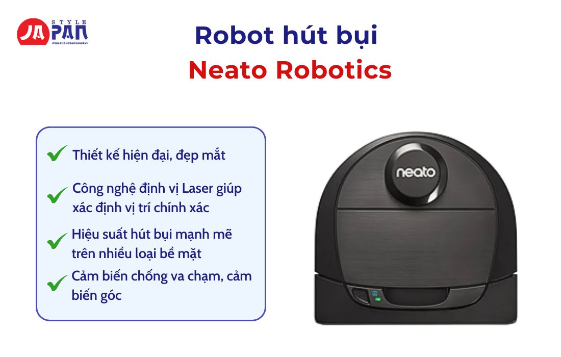 Robot Hút Bụi Hãng Nào Tốt? Top 5 Hãng Robot Hút Bụi Tốt Nhất 7 Robot hút bụi hãng nào tốt - Robot hút bụi Neato Robotics