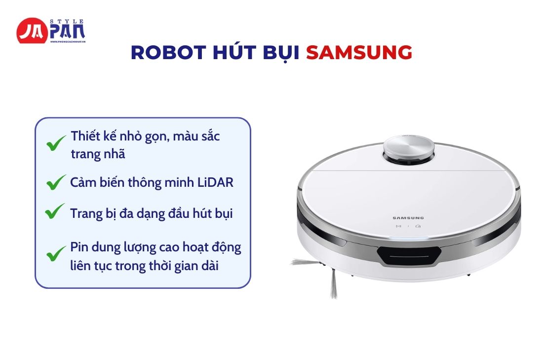 Tư Vấn Mua Robot Hút Bụi Chất Lượng Phù Hợp Với Nhu Cầu 8 Tư vấn mua robot hút bụi Samsung