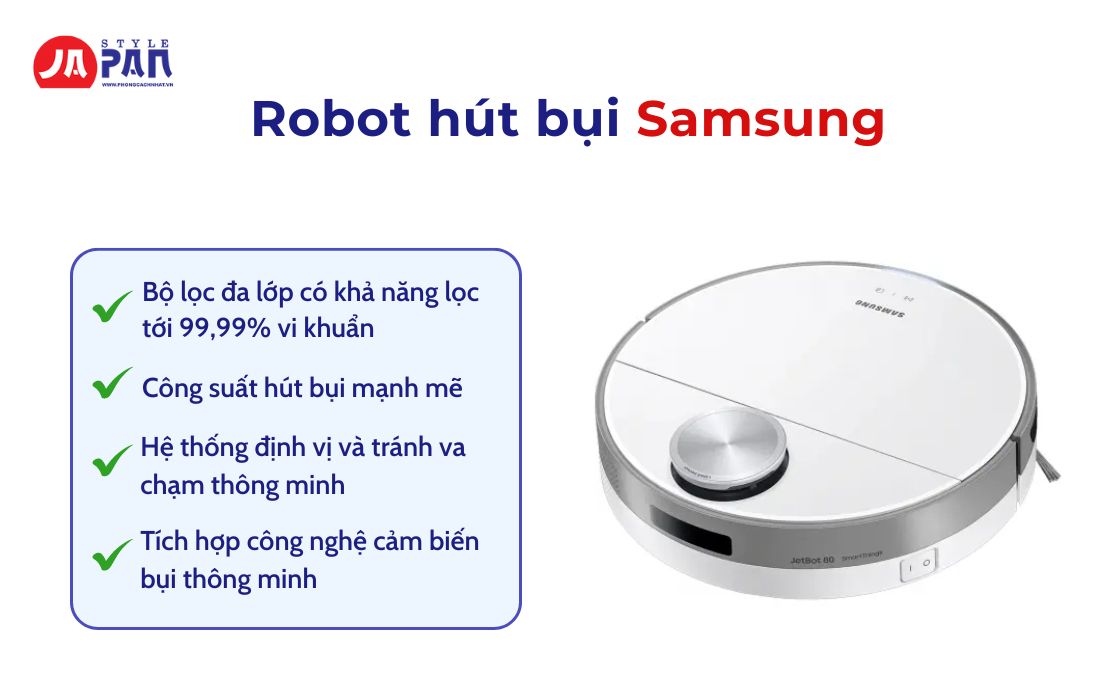 Robot Hút Bụi Hãng Nào Tốt? Top 5 Hãng Robot Hút Bụi Tốt Nhất 8 Robot hút bụi hãng nào tốt - Robot hút bụi Samsung