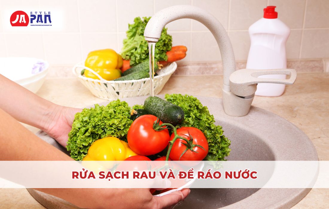 8 Cách Bảo Quản Rau Trong Tủ Lạnh Giúp Tươi Ngon Cả Tuần 7 Rửa sạch rau củ và để ráo nước