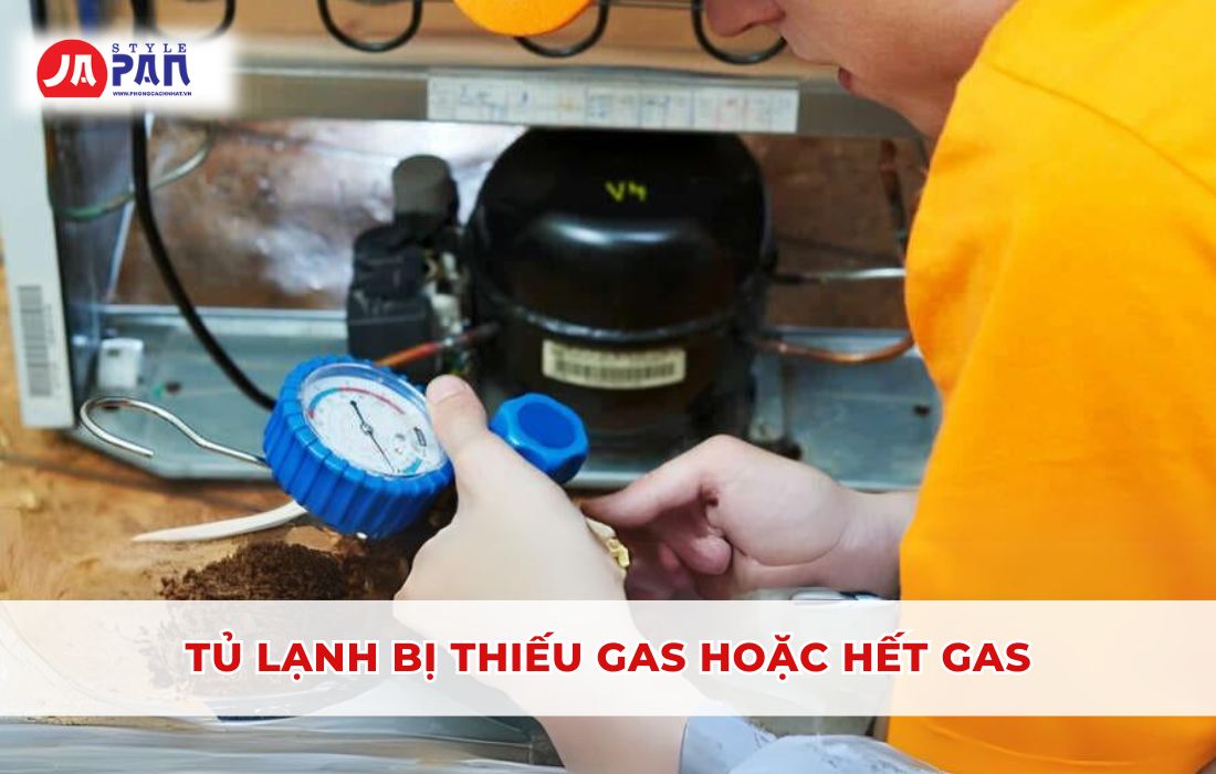 Nguyên Nhân Tủ Lạnh Không Lạnh Và Cách Khắc Phục Chi Tiết 5 Tủ lạnh bị thiếu gas hoặc hết gas